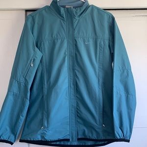 beautiful blue nike jacket